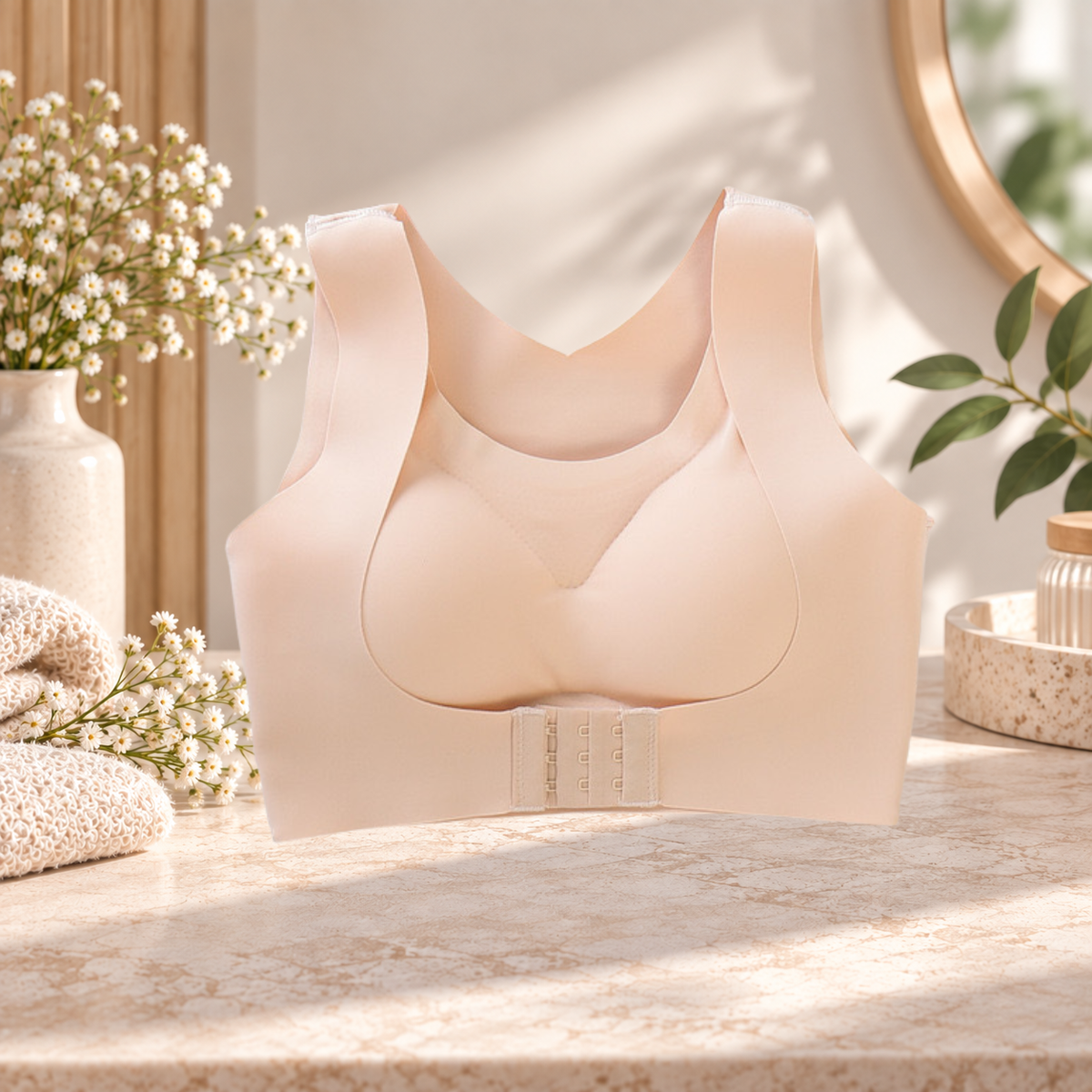 Posture Support BH – Naturligt lyft och optimalt ryggstöd med sömlös design