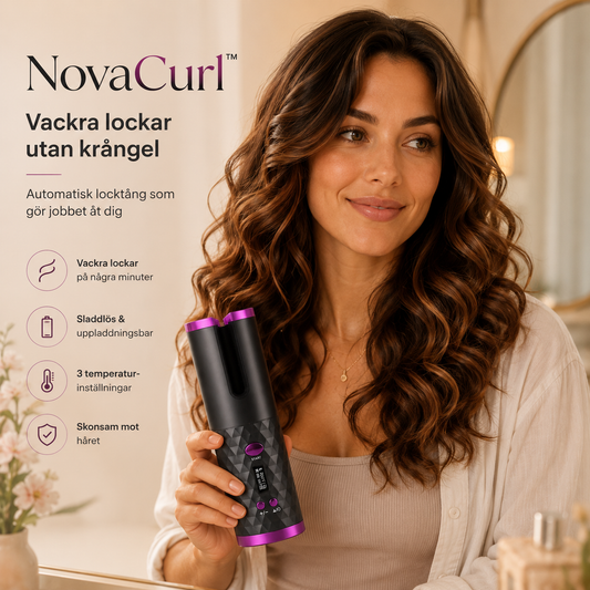NovaCurl - Automatischer kabelloser Lockenstab