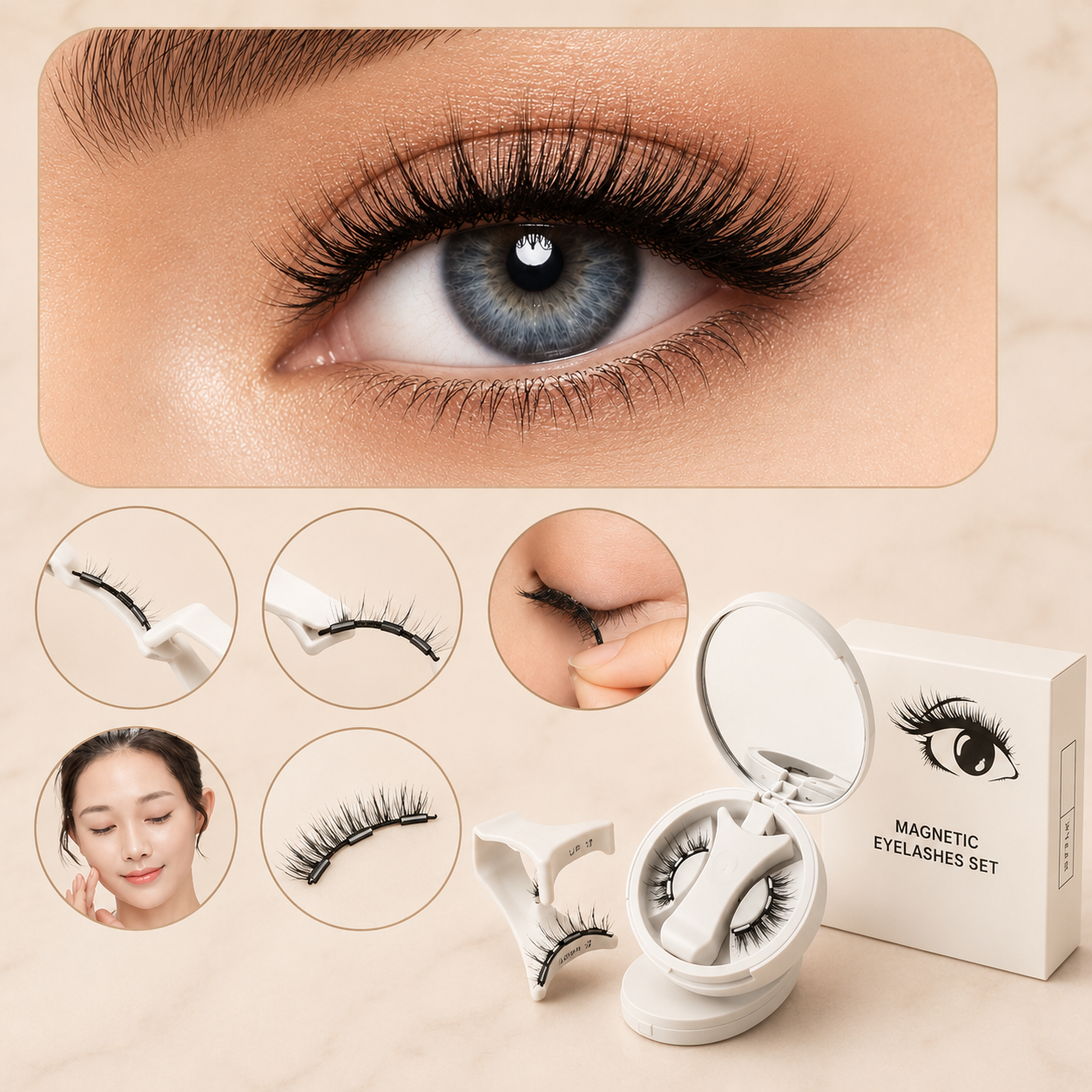 Magnetische Wimpern – Natürliche Eleganz ohne Kleber