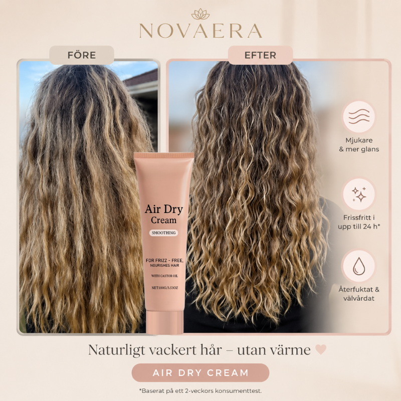 Haarglättende Pflegecreme