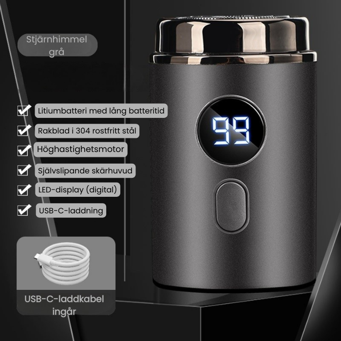 SmoothGo™ – Wiederaufladbarer Rasierer für Gesicht & Körper - Unisex
