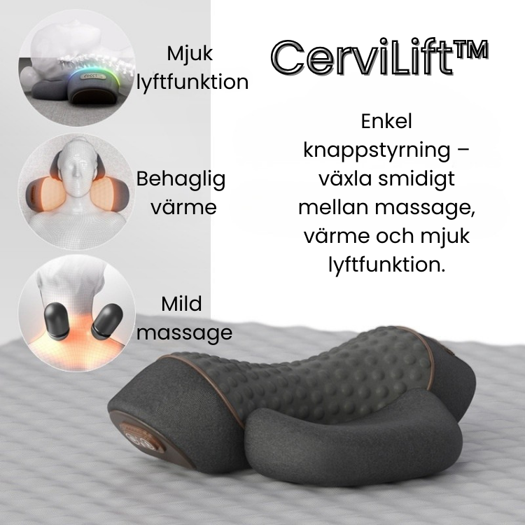 CerviLift™ – Premium Nackenmassagekissen mit Wärme- & Liftfunktion
